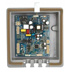 This main control board manages refrigeration cycle, defrost timing, and temperature regulation in Electrolux refrigerators and freezers. It interprets sensor inputs to maintain consistent cooling performance. Suitable for use as a replacement part in compatible Electrolux appliances.