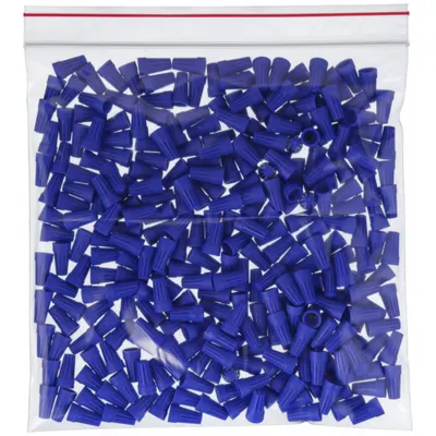 MINIGRIP RED LINE Reclosable Bag: 2 mil Thick, 6 in Wd, 6 in Lg, Hang Hole Not Included - Single-Zip Reclosable Poly Bags