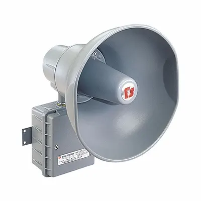 FEDERAL SIGNAL SST3-MV-SB-M1 Siren Alarm, 24V DC, Gray, Indoor/Outdoor - Siren Alarms