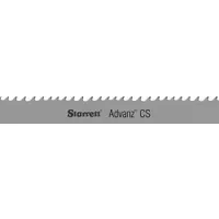 STARRETT Band Saw Blade: Carbide, Advanz(TM) CS, Hardened Chrome Shafts, 12 ft 10 in, 3/4, Carbide (MPN 92565-12-10)