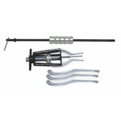 POSI LOCK Puller: Internal, 2.5 lb Wt, 9/16 in – 5 1/4 in Spread, 9/16 in – 5 1/4 in Reach - Slide Hammer Jaw Puller Sets