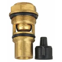 This supply stop controls water flow to bathtub and shower faucet valves, enabling shut-off and maintenance access. It is used in residential and commercial plumbing systems as a check stop and supply stop part