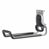 FASTTRACK Ladder Hook: Steel, 5 in x 12.3 in x 2.8 in, 50 lb Load Capacity, Satin Nickel (MPN 1784458)