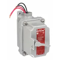 HUBBELL KILLARK Motor Starter Switch: 1 Gang, 2 Poles, 20 A, 0.75 in Hub Dia, Feed Through (MPN FXSX52)
