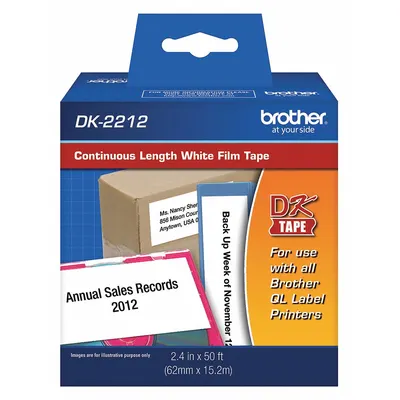 BROTHER DK2212 Direct Thermal Continuous Label Roll - Brother Direct Thermal Continuous Label Rolls