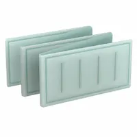 Link Air Filter: 16 in x 22 in x 1 in, 22 in Section Wd, 5 Sections, 2 Ply, MERV 8