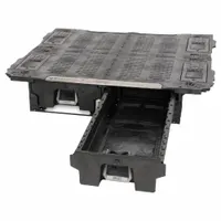 DECKED Truck or Van Storage Drawer: HDPE, 12 in Ht, 71 19/32 in Wd, 75 in Dp, 2 Drawers, 1 Shelves (MPN XS5)