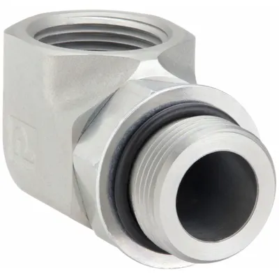 PARKER 14-3/4 AOEG-S 90° Steel Pipe Elbow - Threaded High-Pressure Pipe Fittings
