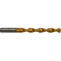CHICAGO-LATROBE Jobber Length Drill Bit: #45, 135° Split Point, TiN-Coated HSS, Parabolic Flute (MPN 53974)