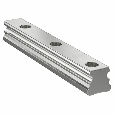 NB Guide Rail: 25, 280 mm Overall Lg, 25 mm Overall Wd, 21.8 mm Overall Ht - Alulin Series Steel-Reinforced Aluminum Guide Rails