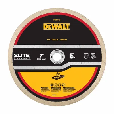 DEWALT Diamond Saw Blade: Ceramic/Granite/Marble/Porcelain/Stone/Tile, 7 in Blade Dia. - Multi-Material Blades