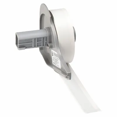 BRADY Continuous Label Stock: 1/2 in x 50 ft, Polyester, Gray (Matte) - Brady Thermal Transfer Continuous Label Rolls