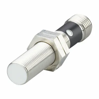 IFM Inductive Cylindrical Proximity Sensor: Built-in Connector, Shielded, 2 Wires - Cylindrical Sensors with Built-in Connectors