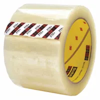 SCOTCH Carton Sealing Tape: 3.1 mil Tape Thick, 2 in x 1000 yd, 375+, 6 PK