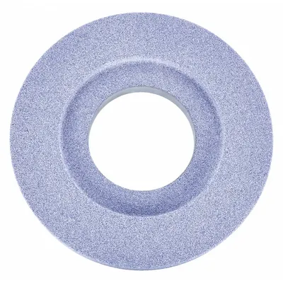 NORTON Type 5 Recessed Grinding Wheel, 12" x 1 1/2" x 5", 32A46-JVBE, J Hardness - Grinding Wheels for Moderate-to-Heavy Grinding of Tool Steels