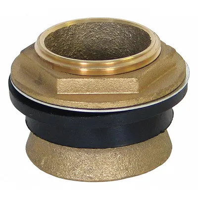 KISSLER 57-0515 Universal Brass Spud for Toilets - Spuds, Spud Couplings & Friction Rings for Flush Valves