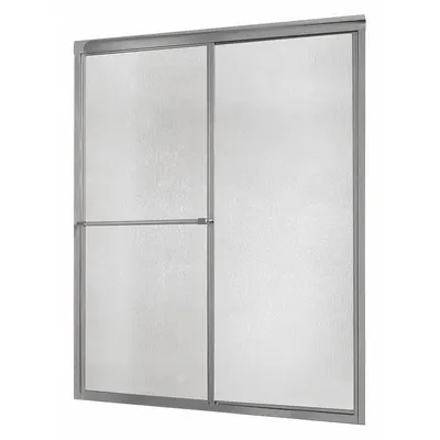 FOREMOST Shower Door: 44 in Min. Door Wd, 48 in Max. Door Wd, 70 in Overall Ht - Double-Sliding Shower Doors