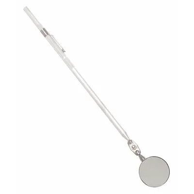 WESTWARD Inspection Mirror: 1 1/4 in Dia Mirror Size, Mirr. Mat. Glass - Standard Inspection Mirrors