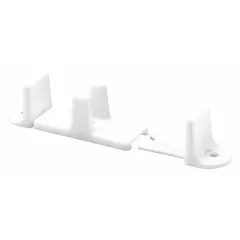 This hanging door guide from PRIME-LINE is used to align and stabilize sliding or bypass doors. It measures 2 1/8 inches in length and 3 13/16 inches in width, supplied as a pair (1 PR). Suitable for industrial and commercial door applications.