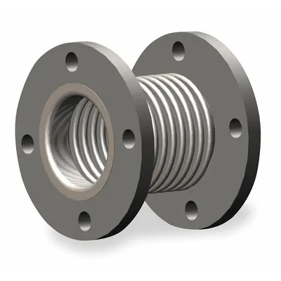 HOSE MASTER Metal Expansion Joint: 5 in Pipe Size, For Air/Gases/Oils Media Type - Flanged Expansion Joints for High-Temperature Fluids