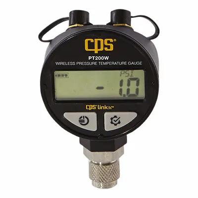 BLACKMAX Pressure/Temperature Gauge Kit: Pressure/Temp, Pressure/Temp, -40°F to 302°F - Wireless Sensors