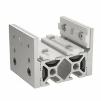 Linear Bearing: 15 Series, 2 53/64 in L x 3 1/8 in W x 4 in H, Silver, Single Mount, Std, Anodized (MPN 6871)