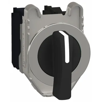 SCHNEIDER Selector Switch: 30 mm Panel Mounting Size, 3 Positions, Extended Lever - Selector Switches