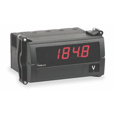 SIMPSON ELECTRIC Digital Panel Meter: 1,999 Display Span - Max, 120 V AC, 0 V DC – 200 mV DC - Multi-Function Digital Panel Meters