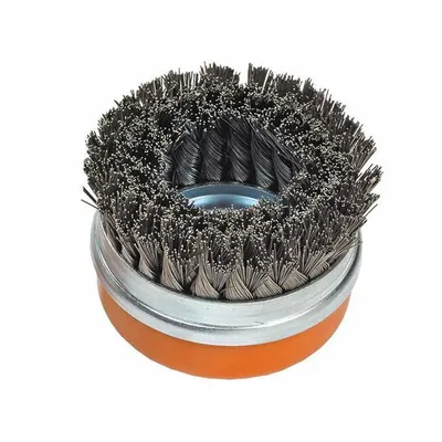 WALTER SURFACE TECHNOLOGIES Angle Grinder Grinding Wheels: Type 27, 7" x 1/4" x 7/8", 24 Grit - Cool-Cutting Grinding Wheels for Carbon & Stainless Steel