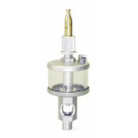 This standard drip-feed oiler from LDI INDUSTRIES has a 2 oz capacity and is made of plastic with a 1/4" NPTF mounting thread. It delivers oil drop by drop for manual lubrication of bearings, chains, or slides in industrial machinery