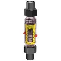 HEDLAND Mechanical Flowmeter: Flow Meter, Scale, Variable Area, Inline, Universal, Gallons/Liters (MPN H628-010-R)