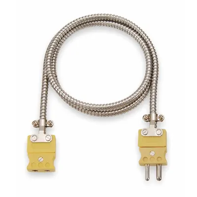 TEMPCO Extension Lead: Extension Lead, 900°F Max Temp °F, 482°C Max Temp °C, Male - General Purpose Thermocouple Extension Leads
