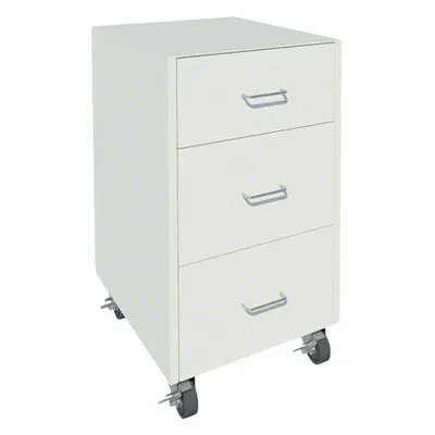 INSTOCK Mobile Cabinet: 32 1/8 in Overall Ht, 22 in Overall Dp, 24 in Overall Wd - Mobile Cabinets