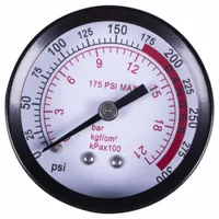 SPEEDAIRE Presure Gauge for 6 Gal, 1.5HP Pancake Air Compressor: F5013701660, 810RA8, 810RA8