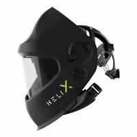 This MSA welding hood in black provides face and neck protection against sparks, spatter, and UV radiation during welding. Suitable for industrial fabrication, maintenance, and repair applications requiring personal protective equipment
