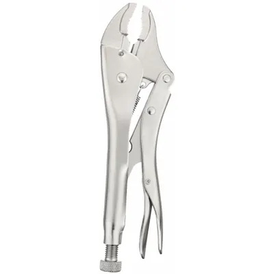WESTWARD Locking Plier: Curved, Quick Release, 1 7/8 in Max Jaw Opening, 10 in Overall Lg - Curved-Jaw Locking Pliers