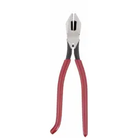Ironworker's Pliers: Flat, 9 1/4 in Overall Lg, 1 1/4 in Jaw Lg, 1 1/8 in Jaw Wd, 1 1/4 in Jaw Thick (MPN D201-7CSTA)
