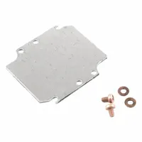 HAMMOND Inner Panel: Back Panel Panel, 2.7 in Overall Ht, 2.5 in Overall Wd, Steel, Galvanized (MPN 1590Z100PL)