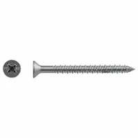 RED HEAD Concrete Anchor Screw: 2 3/4 in Overall Lg, 1/4 in Dia, Stainless Steel, Phillips, 100 PK (MPN 3376907)