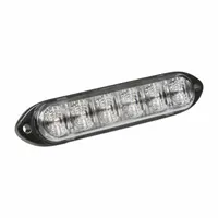 GROTE Warning/Directional Light: Combo Warning and Directional Light, Blue, 1 in Overall Wd, LED (MPN 78145)
