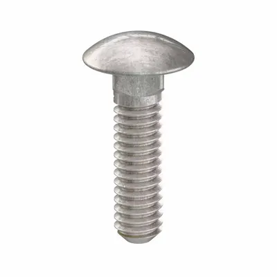 USA INDUSTRIALS Carriage Bolt: Square Neck, 1/4"-20 Thread Size, 1 in lg, Stainless Steel - 316 Stainless Steel Square Neck Carriage Bolts