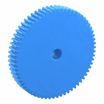 KHK GEARS Machined Spur Gear: Module m 1.5, 65 Teeth, 12 mm Bore Dia, Nylon, 20° Pressure Angle - Metric Spur Gears with Standard Hub