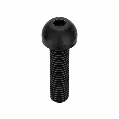 KERR LAKESIDE Socket Head Cap Screw: 1/2"-13 Thread Size, 2 in Lg, Button, Black Oxide - Button Head Socket Cap Screws