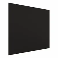 HADRIAN Partition Panel: Stainless Steel, Powder-Coated, Black, 58 in Ht, 59 in Wd, 1 in Thick (MPN 53GR59-510)