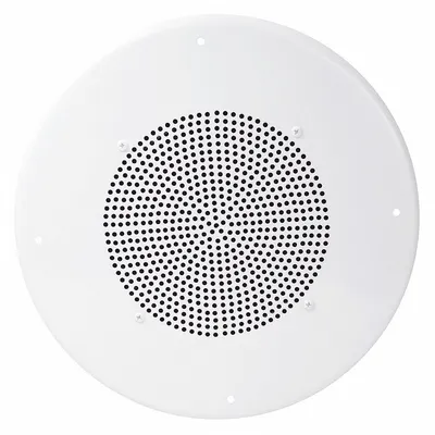 SPECO TECHNOLOGIES Speaker Grille Combination: Powered, 2-Way, 8 ohm Impedance - Ceiling-Mount Speakers