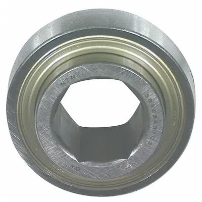 NTN Agricultural Disc Bearing: HPC014GP, Hex, 0.897 in Bore, Double Sealed - Hex-Bore Bearings