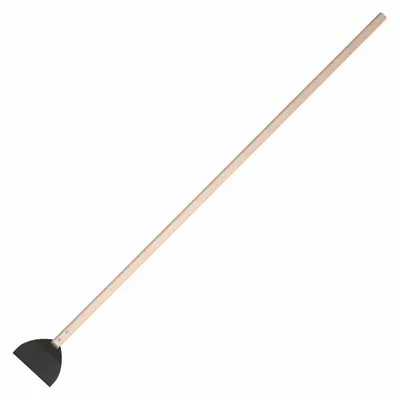 HYDE Scraper: Bld. Mat. Carbon Steel, Hdl. Mat. Hardwood, Stiff - Floor Scrapers