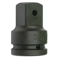 WESTWARD Impact Socket Adapter: 3/4 in Input Drive Size, Phosphate, 1 in Output Drive Size, Square (MPN 21WL74)