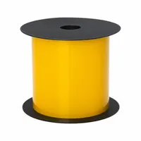 Continuous Label Stock: 4 in x 75 ft, Vinyl, Yellow, Indoor/Outdoor (MPN BMSLT401RF)