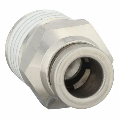 SMC KQG2H07-N02S Stainless Steel Push-to-Connect x MNPT Tube Fitting - Stainless Steel Tube Fittings